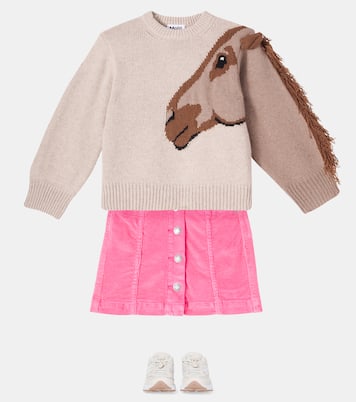 Bera cotton corduroy skirt | Molo