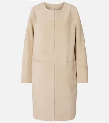 Mantel aus Veloursleder | Toteme