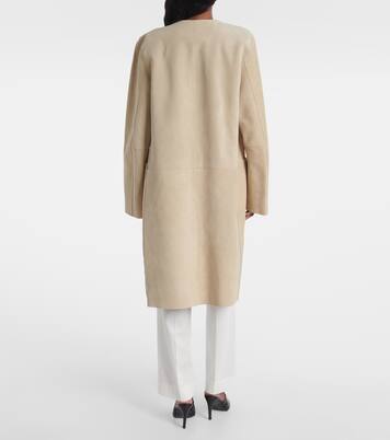 Mantel aus Veloursleder | Toteme