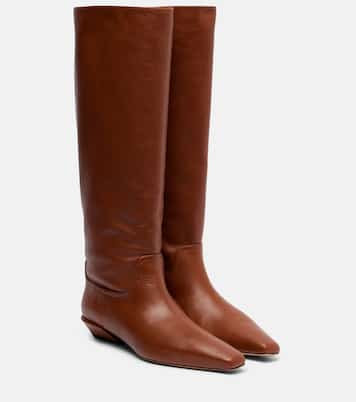 Bettina 25 leather knee-high boots | Paris Texas