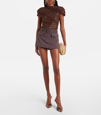 Top mit Kristallen | Self-Portrait