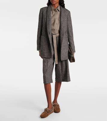 Mokassins Monili aus Veloursleder | Brunello Cucinelli