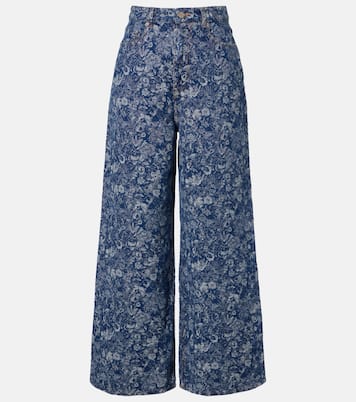 Wide-Leg Jeans Tapestry | Ganni
