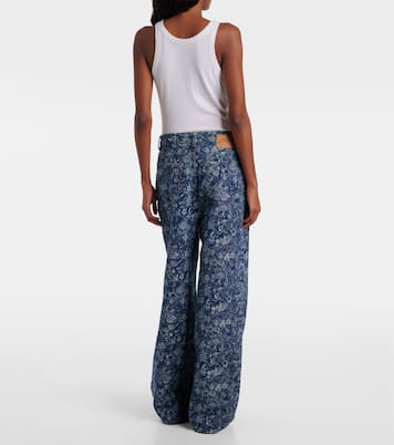 Wide-Leg Jeans Tapestry | Ganni