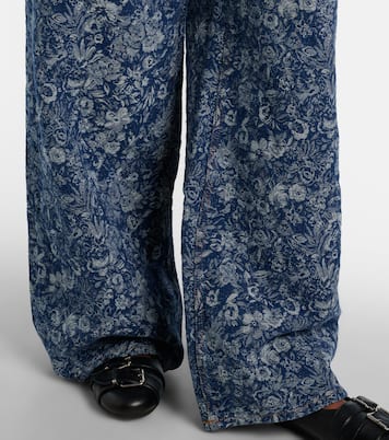 Wide-Leg Jeans Tapestry | Ganni