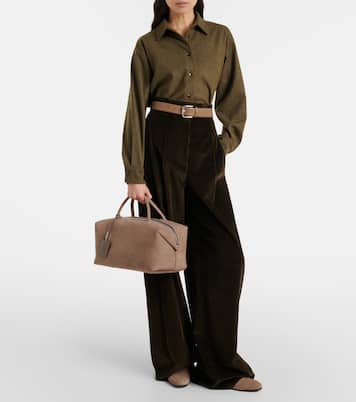 Holdall Medium suede tote bag | Max Mara