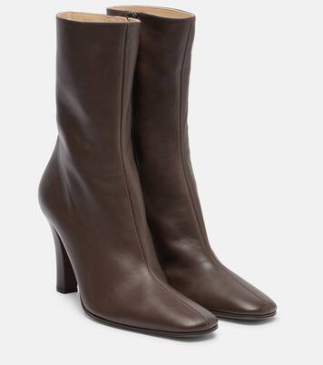 Mona leather ankle boots | The Row