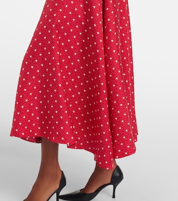 Midikleid aus Seiden-Twill | Rodarte