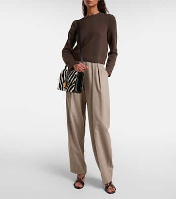 Sac à bandoulière Blake en cuir façon poulain | Khaite