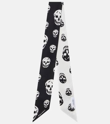 Printed silk scarf | McQueen