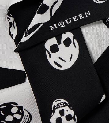 Printed silk scarf | McQueen