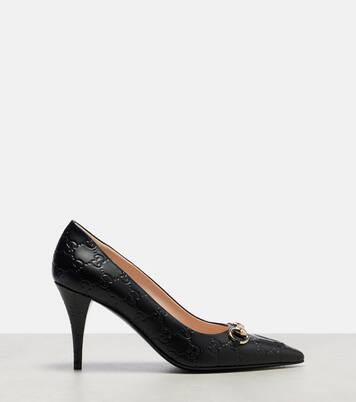 Pumps Erin GG Horsebit aus Leder | Gucci