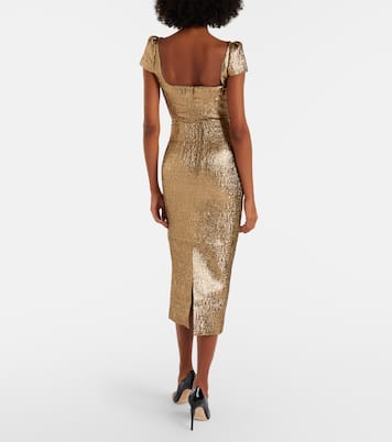 Cocktailkleid aus Lamé | Roland Mouret