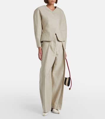 Jacke Ovalo aus Baumwolle und Leinen | Jacquemus