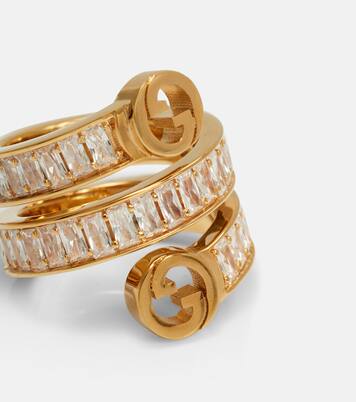 Bague Gucci Blondie à cristaux | Gucci