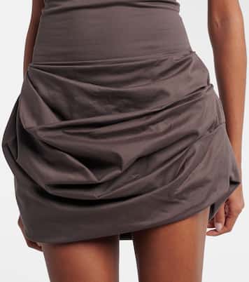 Off-Shoulder-Minikleid aus einem Baumwollgemisch | Magda Butrym