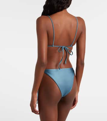 Top de bikini Via metalizado | Jade Swim