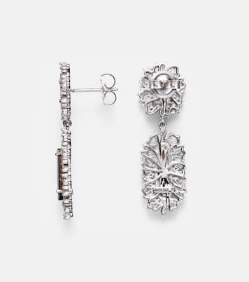 Boucles d’oreilles en or blanc 18 ct et pierres précieuses | Suzanne Kalan