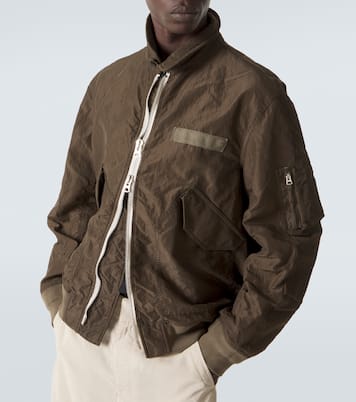 Twill blouson jacket | Sacai