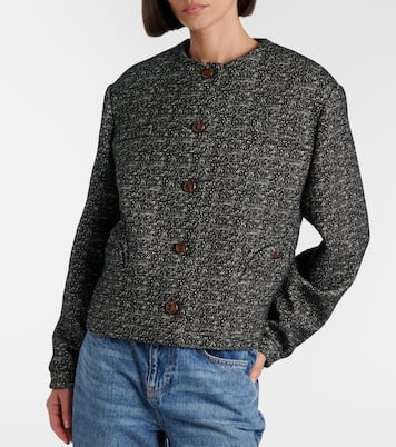 Veste Antalya mélange en coton mélangé | Blazé Milano