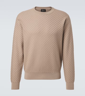 Cotton, silk, and cashmere sweater | Brioni
