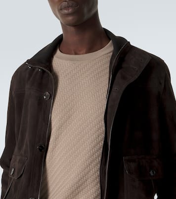 Cotton, silk, and cashmere sweater | Brioni