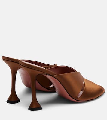 Salma satin mules | Amina Muaddi