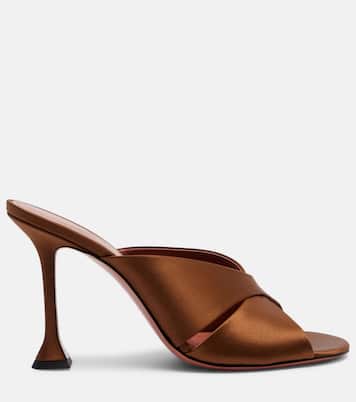 Salma satin mules | Amina Muaddi