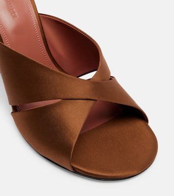 Salma satin mules | Amina Muaddi