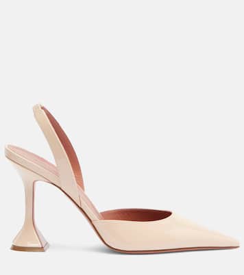 Pumps slingback Holli 95 in vernice | Amina Muaddi
