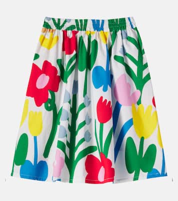 Jupe en coton à fleurs | Stella McCartney Kids