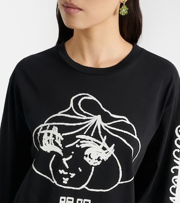 Longsleeve Dim Sum aus Baumwoll-Jersey | Simone Rocha