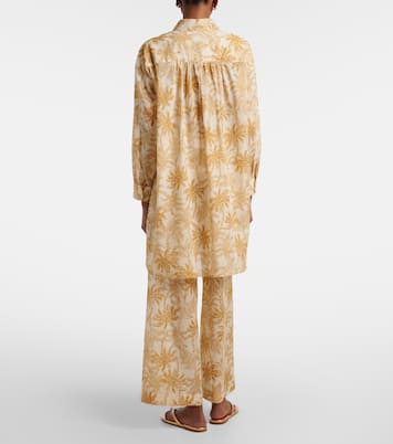 Itinerant printed cotton wide-leg pants | Eres