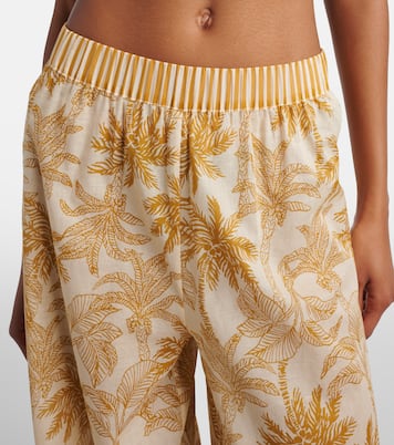 Itinerant printed cotton wide-leg pants | Eres