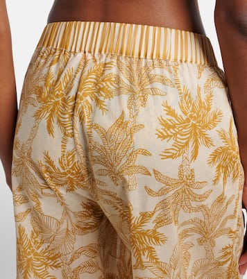 Itinerant printed cotton wide-leg pants | Eres