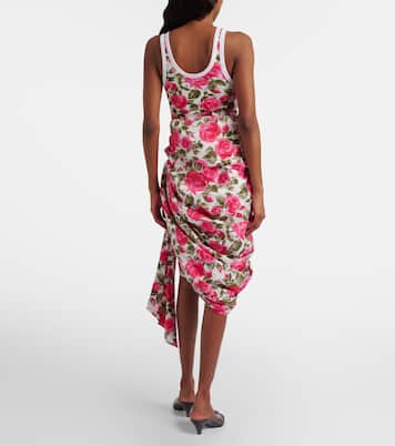 Floral bow-detail cotton miniskirt  | Chloé