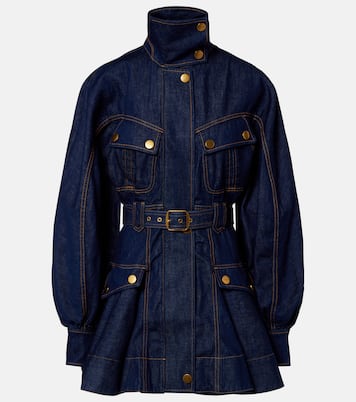 Robe Luna en denim | Zimmermann