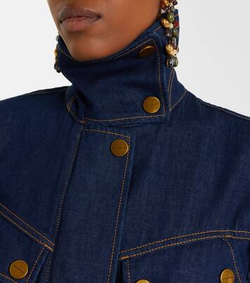 Robe Luna en denim | Zimmermann