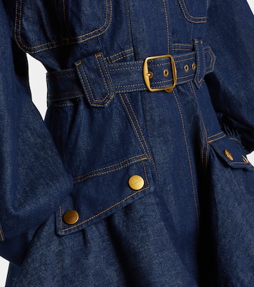 Robe Luna en denim | Zimmermann