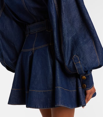 Robe Luna en denim | Zimmermann