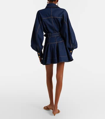 Robe Luna en denim | Zimmermann