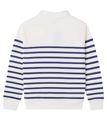 Sweat-shirt rayé en coton mélangé | Polo Ralph Lauren Kids