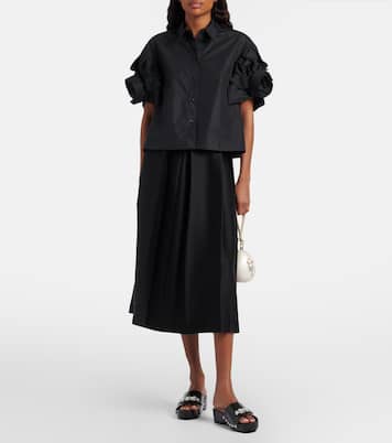 Zuecos de piel adornados | Simone Rocha