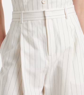 Harlo striped cotton, linen and wool pants | Ralph Lauren Collection