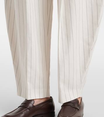 Harlo striped cotton, linen and wool pants | Ralph Lauren Collection