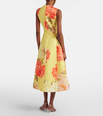 Cleo floral midi dress | Leo Lin