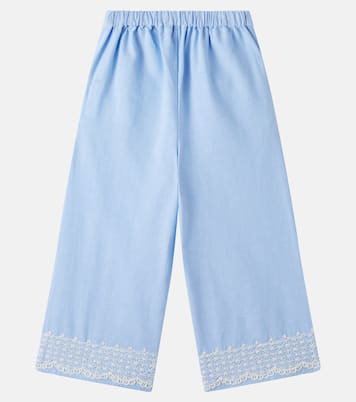 Florelia embroidered cotton pants | Louise Misha