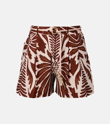 Bedruckte Shorts Chantal aus Baumwolle | Poupette St Barth
