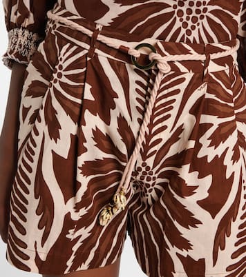 Bedruckte Shorts Chantal aus Baumwolle | Poupette St Barth