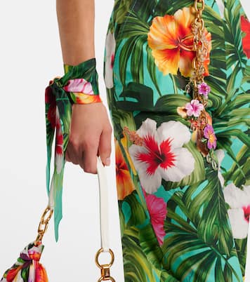 花卉真丝斜纹布围巾 | Dolce&Gabbana